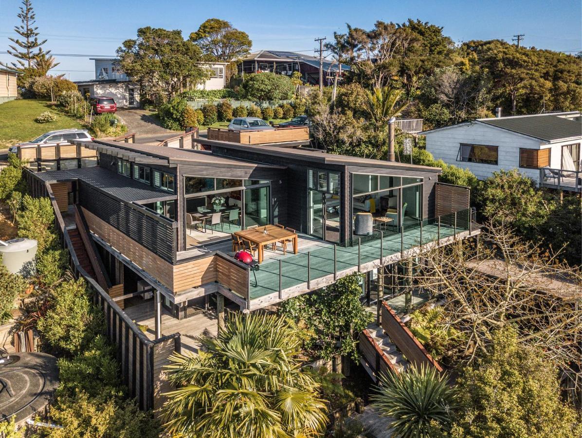 Taonga With Sea Views By Waiheke Unlimited Villa Oneroa Kültér fotó