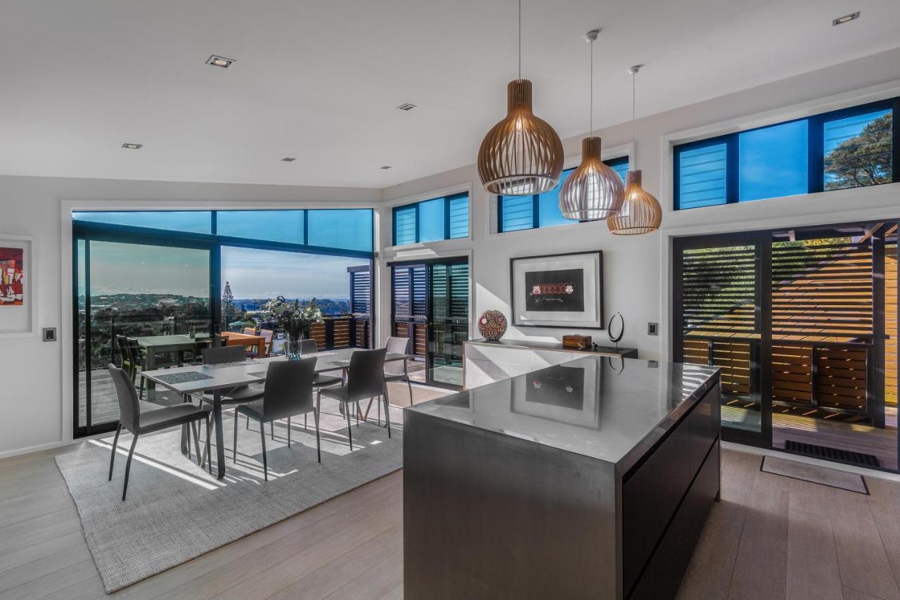 Taonga With Sea Views By Waiheke Unlimited Villa Oneroa Kültér fotó