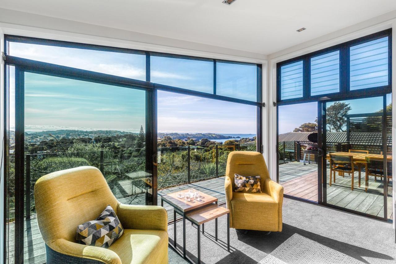 Taonga With Sea Views By Waiheke Unlimited Villa Oneroa Kültér fotó