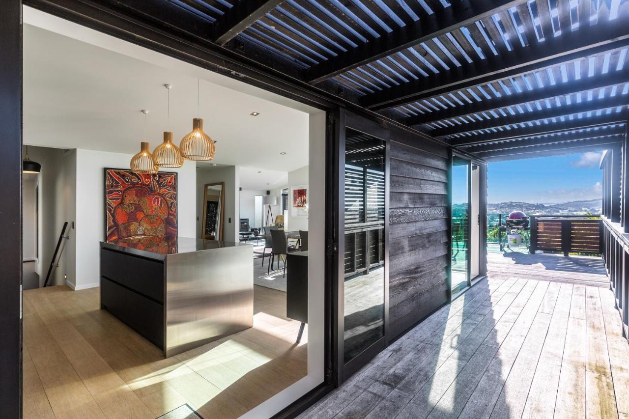Taonga With Sea Views By Waiheke Unlimited Villa Oneroa Kültér fotó